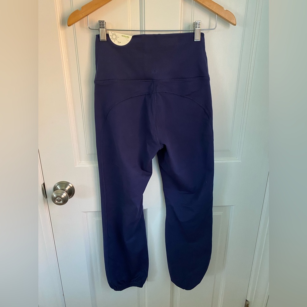 Aerie Offline Hugger Cinch leggings joggers M navy blue New